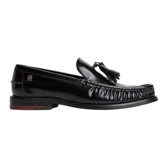 Tommy Hilfiger Mocas&iacute;n de punta cuadrada con borlas - Shoes - Mujer - Negro - 40 EU