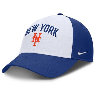 Nike New York Mets Club Nike Mens Dri-FIT MLB Adjustable Hat in White | NB11155NNME-Q6E