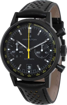 Hamilton American Classic Chronograph Automatic Black Dial Mens Watch H38446731