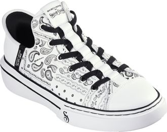 Skechers Mens Snoop Dogg:Snoop One-Og Hands Free Slip-ins Sneaker, White/Black, 9.5 UK