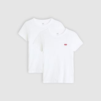 Levi's Essential Tee (2 Pack) - Womens - 2XS - White