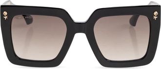 Etro Color Stripes Zonnebril - Dames - Zonnebrillen - Zwart - ONE Size - Accessoires