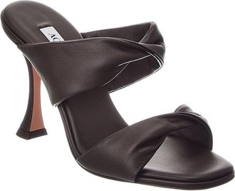 Aquazzura Twist 95 Leather Sandal
