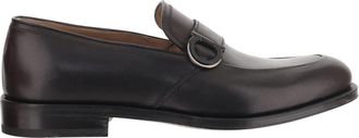 Ferragamo Leren Loafers - Heren - Loafers - Zwart - 39 EU - Leer - Schoenen