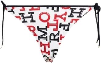 Tommy Hilfiger Cheeky String Side Bikini Bottom - Dames - Bikinis - Veelkleurig - M - Polyester - Badmode