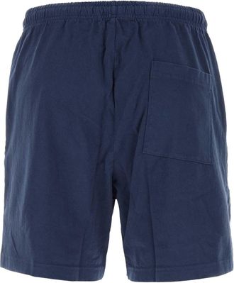 Harmony Cotton Bermuda Shorts - Navy