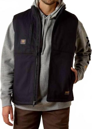 Ariat Rebar Duracanvas Vest In Black
