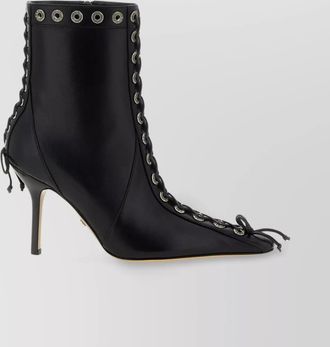 Mach & Mach crystalized corset ankle boots