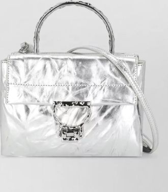 Coccinelle mini leather shoulder bag top handle