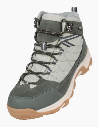 Mountain Warehouse Womens Mountain Warehouse Womens/Ladies Rapid Suede Waterproof Walking Boots - Green - Size: 4