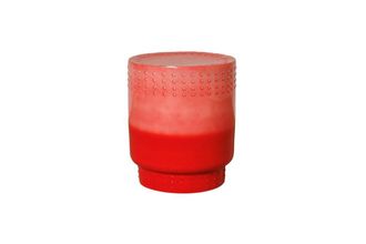 Chehoma Taburete de metal rosa