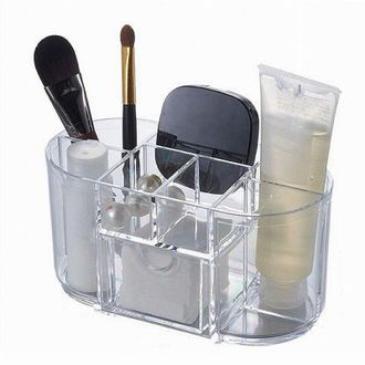 Trade Shop Trade Shop - Organizer Trasparente Crilex Per Creme Trucco Cosmetici Makeup 8 Scomparti 59064