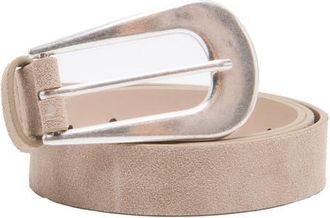 Free People Cannon Suede Belt in Biscotti at Nordstrom, Size X-Small/small