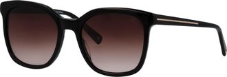 Brendel eyewear Sonnenbrille BRENDEL EYEWEAR Modell 906207, Damen, schwarz, leicht gl&auml;nzend, Sonnenbrillen Sonnenbrille, Form Karree/Eckig, Logoschriftzug auf B&uuml;gel, 