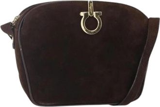 Ferragamo Pre-owned Suede shoulder-bags - Dames - Vintage Schoudertas - Bruin - ONE Size - Vintage