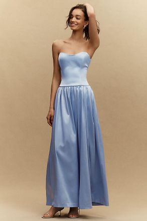 BHLDN Mia Strapless Fit-and-Flare Maxi Dress