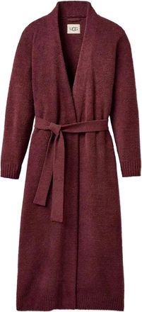 UGG Lenny Robe II Womens Wild Grape Adjustable Waist Sleepwear FROG846