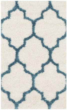 Safavieh Alfombra beige/blue 122 x 183 cm