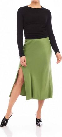 Fifteen Twenty Brielle Midi Skirt In Green