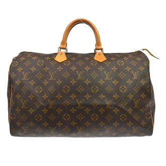 Louis Vuitton Speedy Handbag Monogram Canvas Brown Canvas Handbag (Pre-Owned)