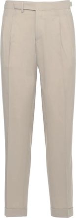 BRIGLIA 1949 Broeken, Heren, Beige, M, Wol, 1949 Broek