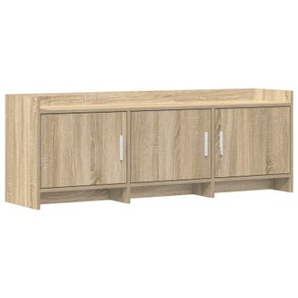 vidaXL Mueble De Tv 130 X 33 X 47 Cm Roble Sonoma Madera De Ingenier&iacute;a Vidaxl