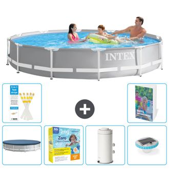 Intex Piscina Prism Frame Redonda - 366x76 Cm - 7-piezas S32