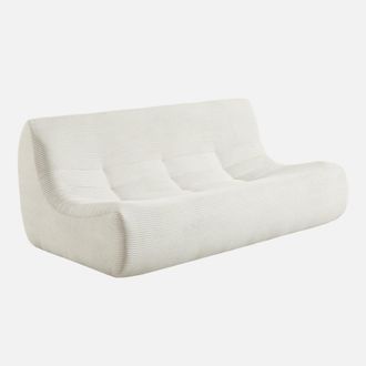 Sweeek Sof&aacute; De Terciopelo De Pana, 3 Plazas