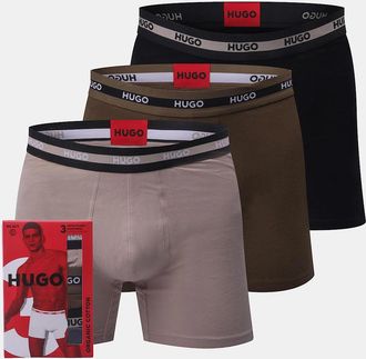 HUGO BOSS Mens 3 Pack of Boxer Briefs - Multi - Size: 37/36/32