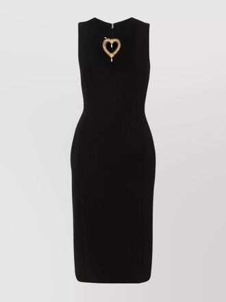 Moschino crepe knee-length dress