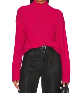 Rails Sasha Sweater In Cerise Rose