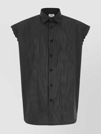 VETEMENTS ribbed poplin shirt