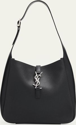 Saint Laurent Le 5 A 7 Small Hobo Bag in Smooth Supple Leather