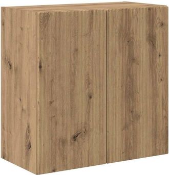 vidaXL Mueble De Tv Montado En La Pared Roble Artesanal Vidaxl