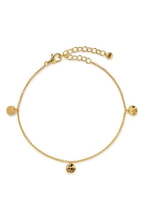 Monica Vinader Siren Muse Disc Chain Bracelet in 18K Gold Vermeil at Nordstrom