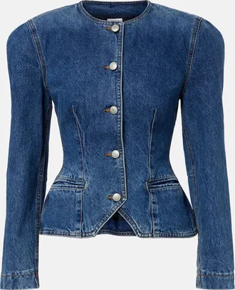 Magda Butrym Peplum denim jacket