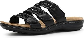 Clarks Laurieann Emma Womens Sandals Black Leather : 8.5 A - Narrow