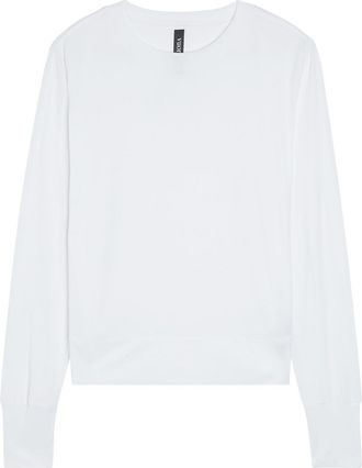 Vuori Clothing Daydream Crew-neck Stretch-jersey top - White - S (UK8-10 / S)