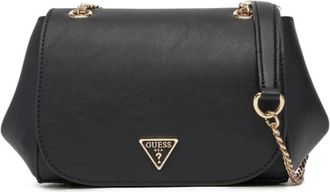 Guess Stijlvolle Xbody Flap Schoudertas - Dames - Schoudertassen - Zwart - ONE Size - Leer - Tassen