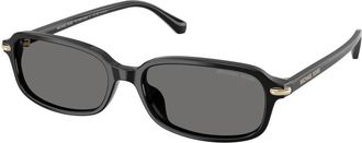 Michael Kors Agra Zonnebril - Dames - Zonnebrillen - Zwart - 56 MM - Accessoires