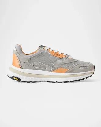 Polo Ralph Lauren Men & apos;s Modern Trainer 200 Suede-Paneled Sneakers