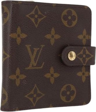Louis Vuitton Pre-owned Wallets, female, Brown, Size: ONE SIZE Pre-owned Canvas Wallet