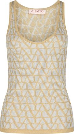 Valentino Toile Iconographe Jacquard Tank Top