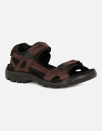 Ecco Ecco Mens Yucatan Mens Rip Tape Fastening Sandals - Brown - Size: 10.5