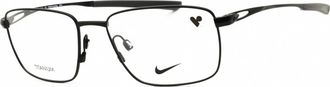 Nike Demo Rectangular Mens Eyeglasses NIKE 6046 001 55