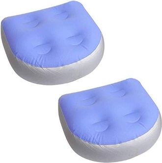 OEM Juego De 2 Cojines Inflables. Adecuado Para Spas Y Piscinas. Se Fija Con 4 Ventosas