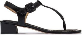 Bernardo Goyara Demi Heel Sandal in Black at Nordstrom, Size 8.5