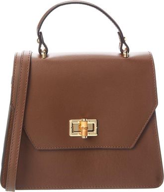 Persaman New York Sadie16 Leather Satchel