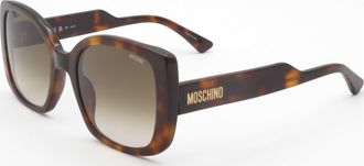 Moschino Womens 54mm Brown Sunglasses