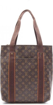 Louis Vuitton Brown Monogram Monogram Leather Handbag Tote Bag (Pre-Owned)